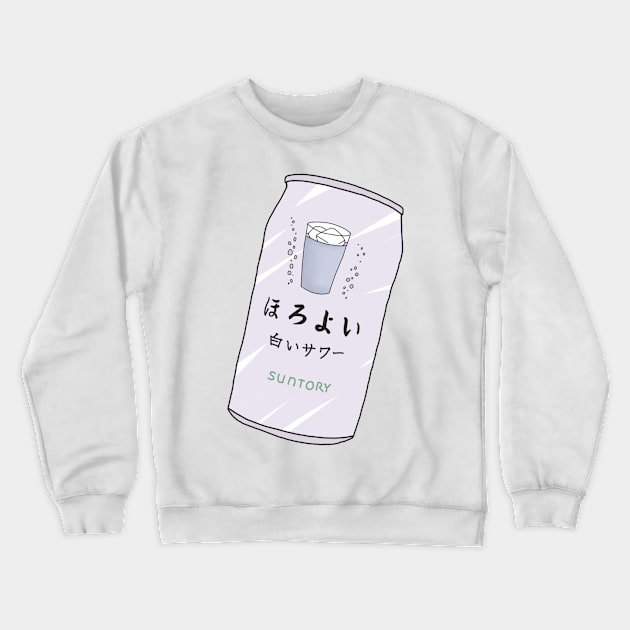 Original Soda Suntory Soft Drink Crewneck Sweatshirt by PeachPantone